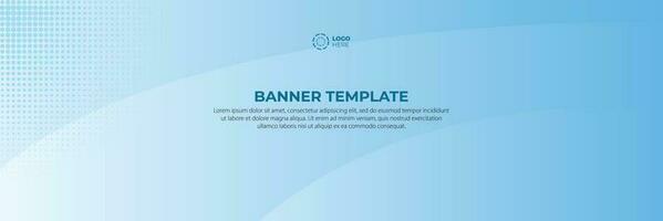 Modern background banner blue gradient color vector