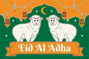 Eid al-Adha banner vector