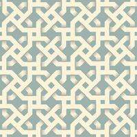 Abstract  arabesque line seamless pattern in celtic style. Stylish ornamental backdrop with intertwining lines. Good for interior decoration in ethnic style vector