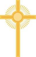 Christian Cross Icon vector