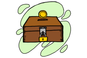 Ramadhan Item Design - Infaq box - alms box - charity box png