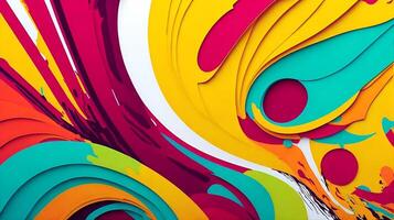 Abstract color texture modern futuristic pattern colorful background splash of bright colors photo