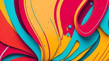 Abstract color texture modern futuristic pattern colorful background splash of bright colors photo