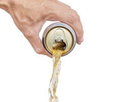 hand Häll i öl från aluminium kan png