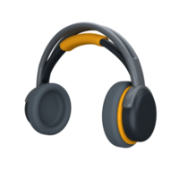 3d icono auriculares png