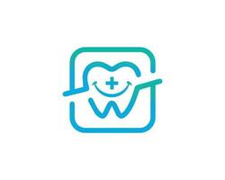 Modern Dental Care And Dental Clinic Logo Icon Design vector