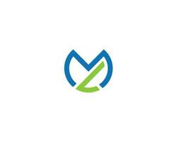 Letter ML And LM Logo Simple Icon Design Vector Template Symbol.