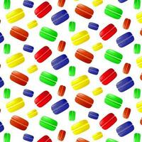 Seamless pattern color macarons.For posters, logos, labels, banners, stickers, product packaging design, etc. Gradient macarons. Vector illustration