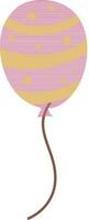 Balloon Celebration Joy Cute Flat Illustration vector