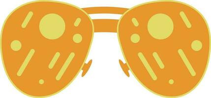 Summer Travel Element Beach Fun Colorful Sunglass Illustration Flat Icon vector