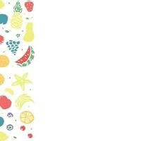 Drawn food background. Doodle food illustration with place for text vector