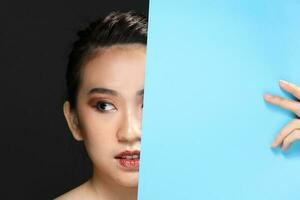 South east Asian beautiful young lady fashion makeup cosmetic photo