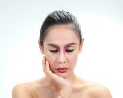 Asian Woman Fashion Makeup photo