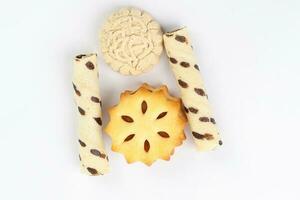 Mix biscuit wafer cookie photo