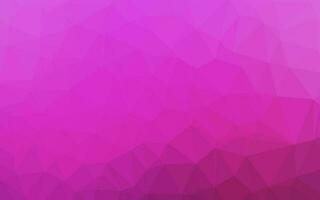 Light Pink vector shining triangular background.