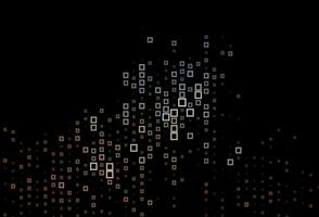 Dark Black vector texture in rectangular style.