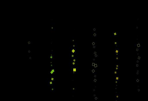 textura de vector verde oscuro, amarillo con estilo rectangular.
