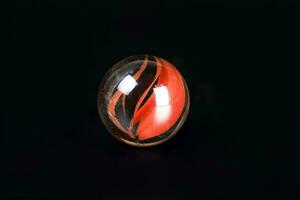 Glass marble ball photo