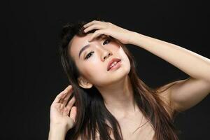 South east Asian beautiful young lady fashion makeup cosmetic photo