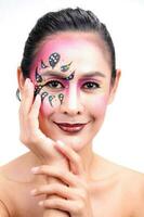 Asian Woman Fashion Makeup photo