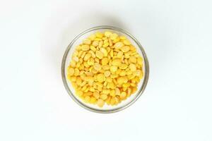 yellow moong mung dal lentil pulse bean photo