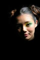 Asian Woman Fashion Makeup photo