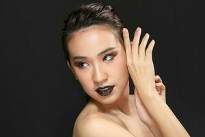 South east Asian beautiful young lady fashion makeup cosmetic photo