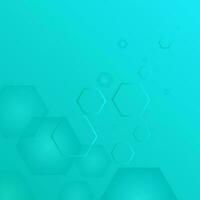 Abstract background with hexagons. Vector illustration for your design. Green color.
