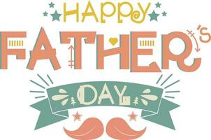 Happy Father's Day Card Typeface Symbol Sticker Art vector