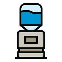 Gallon water icon vector flat