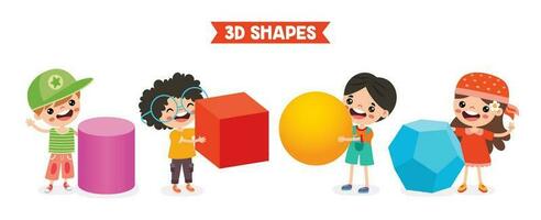 3d Shapes Kids Vector Art, Icons, and Graphics for Free Download