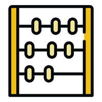 Manual calculator icon vector flat