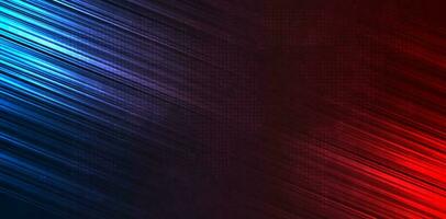 Blue and red light streak background, fiber optic, speed line, futuristic for 5g or 6g technology wireless data transmission, high-speed internet in abstract. internet network concept. vector design.