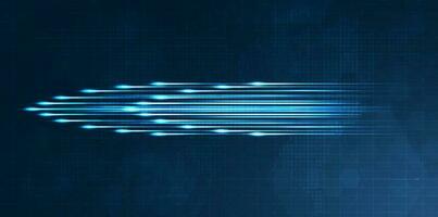 Blue light streak, fiber optic, speed line, futuristic background for 5g or 6g technology wireless data transmission, high-speed internet in abstract. internet network concept. vector design.
