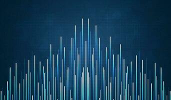 Blue light streak, fiber optic, speed line, futuristic background for 5g or 6g technology wireless data transmission, high-speed internet in abstract. internet network concept. vector design.