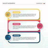 Infographic design element and number 3 options. vector