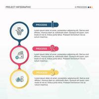 Infographic design element and number 3 options. vector