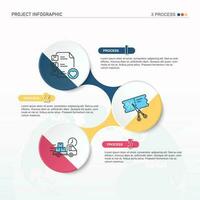 Infographic design element and number 3 options. vector