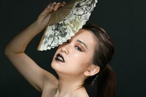 South east Asian beautiful young lady fashion makeup cosmetic photo