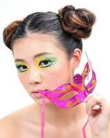 Asian Woman Fashion Makeup photo