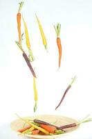 Colorful Rainbow Carrot photo