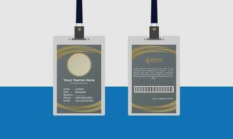 Creative simple id design for business with vector format.