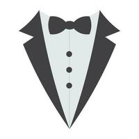 tuxedo, mens suit icon vector illustration symbol