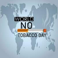 vector graphic of World No Tobacco Day good for World No Tobacco Day celebration. flat design. flyer design.flat illustration.