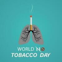 smoking cessation. world no tobacco day.Vector illustration. Tobacco Day Creative design. banner vector art