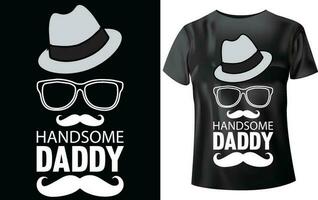 DAD T-SHIRT DESIGN vector