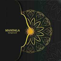 mandala design, creative ornamental decorative element in circle shape vector
