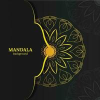 mandala design, creative ornamental decorative element in circle shape vector