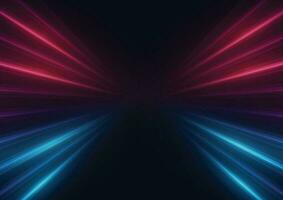 Modern abstract highspeed light motion effect on black background vector illustration