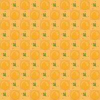 Seamless pattern with egg yolk. Colored egg chessboard background. Doodle vector eggs illustration